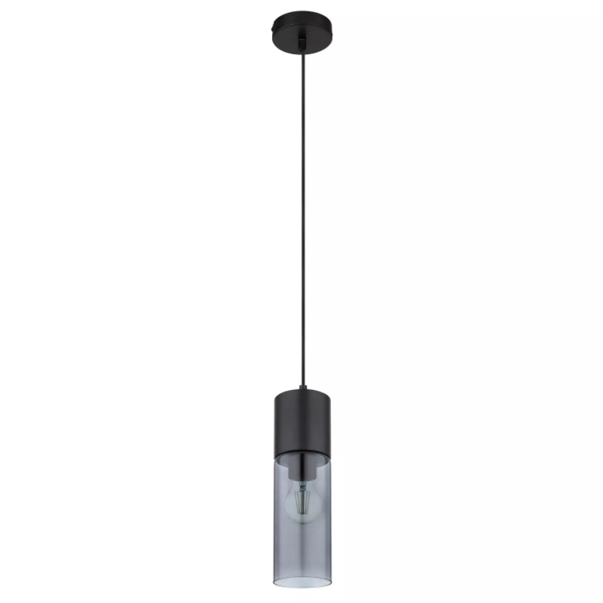 Annika - fekete függeszték lámpa; 1xE27; átm:9cm - Globo-21000HB